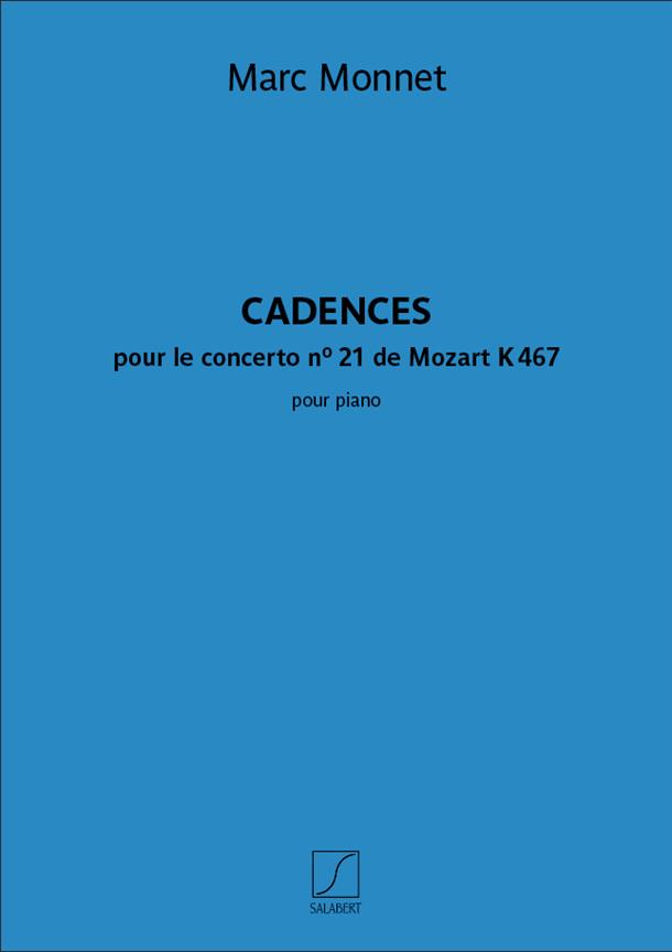 Cadences du concerto n° 21 de Mozart K 467 - pro klavír